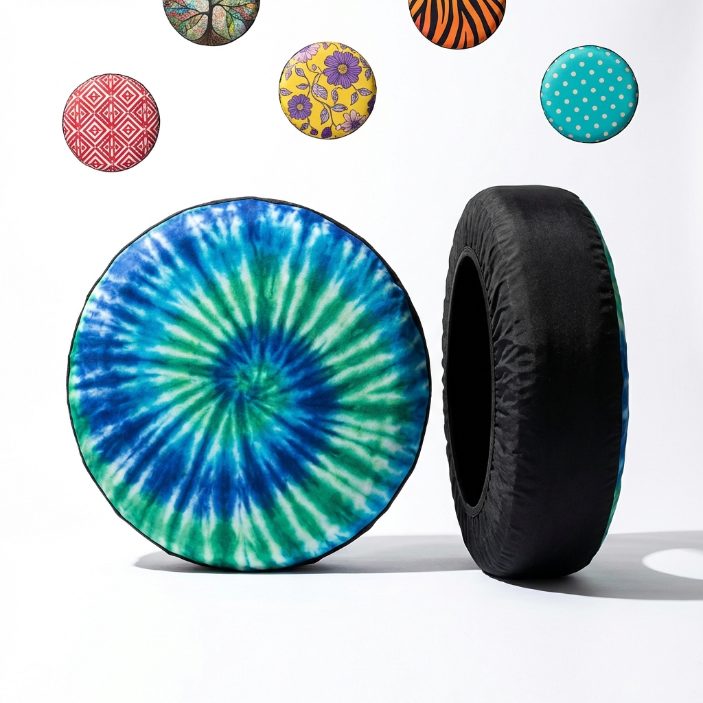 Multi-Purpose Decorative Circular Mats - Surface Protection Pads