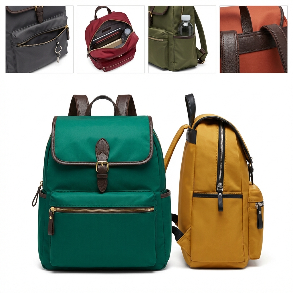 The Everyday Elegance Oxford Backpack for Women