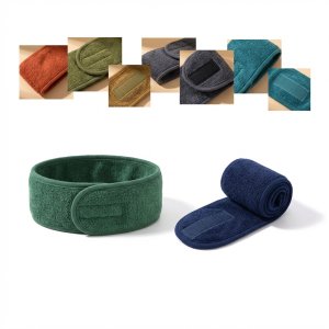 Premium Elastic Terry Headband for Fitness & Wellness
